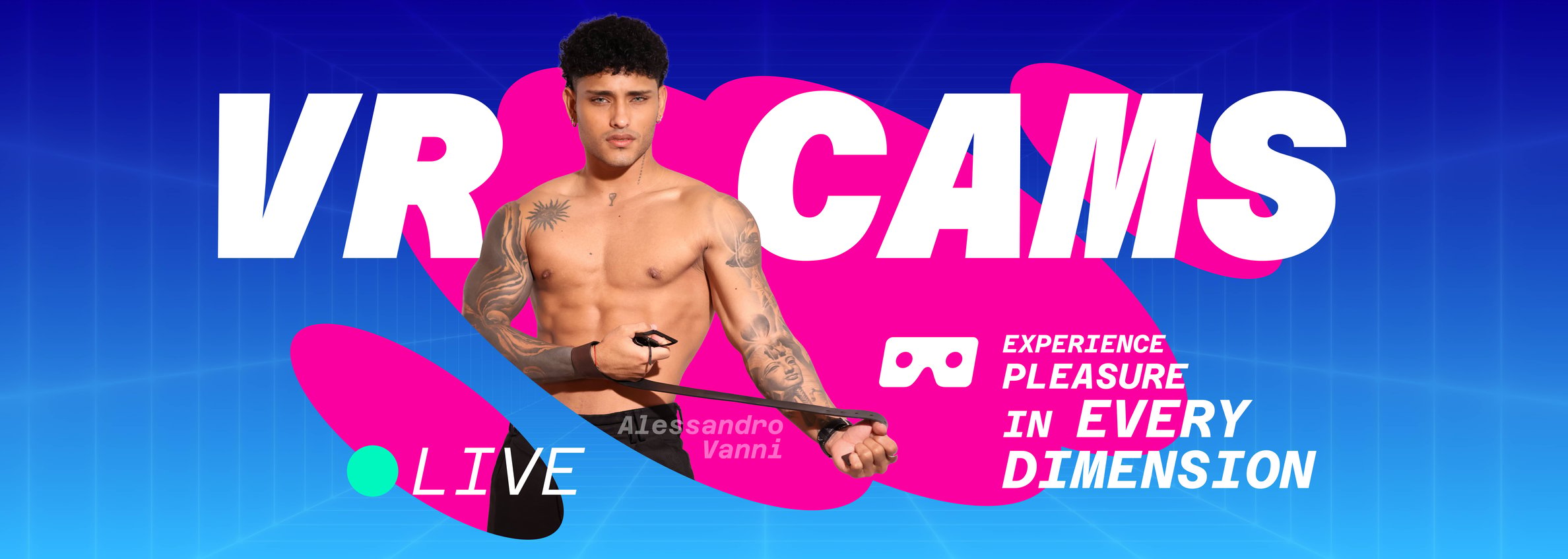 Gay live VR porn